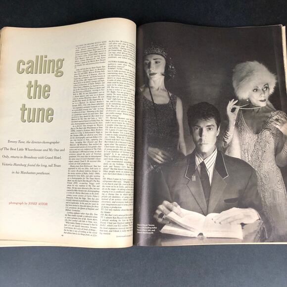 INTERVIEW Magazine Alec Baldwin Julia Child Tommy Tune WARHOL October 1989 - Picture 8 of 12